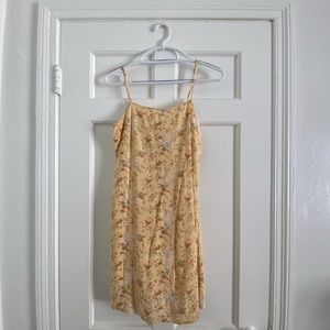 American Eagle yellow flower dress!